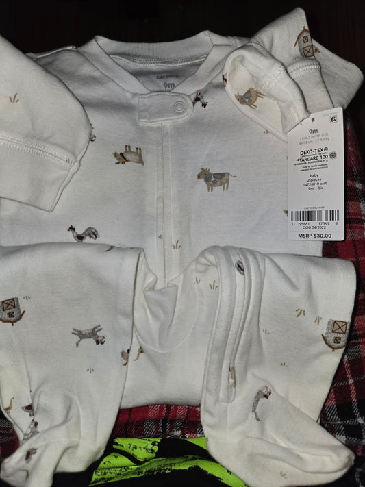 Carter's long sleeve footed sleeper